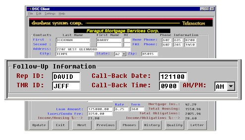 mortgage client followup