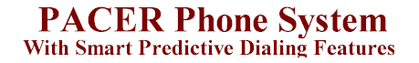 Pacer Phone System predictive dialer